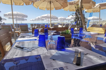 Le Cigalon restaurant et plage privé à Cagnes Sur Mer